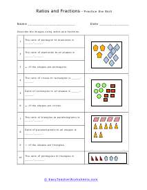 Ratios and Proportion Worksheets