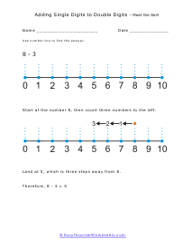 Adding Single Digits to Double Digits Lesson