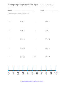 Single to Double Worksheet