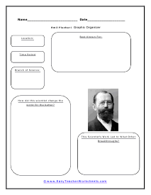 Fischer Organizer Worksheet