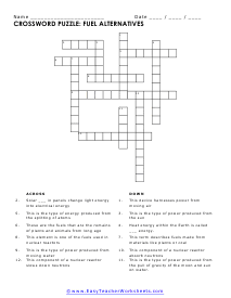 Alternative Fuel Worksheet