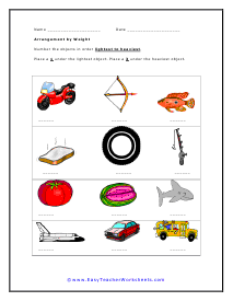 By Weight Worksheet 2