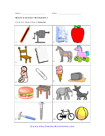 Heavier Worksheet 1