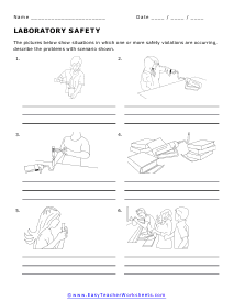 Lab Safety Worksheet