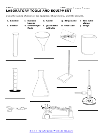 Lab Safety Worksheets