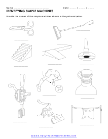 Identify Machines Worksheet