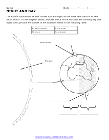 Night and Day Worksheet