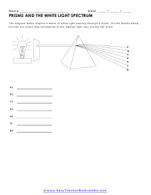 Prisms Worksheet