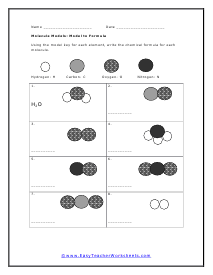 Model to Formula Worksheet