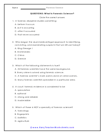 Career Questions Worksheet