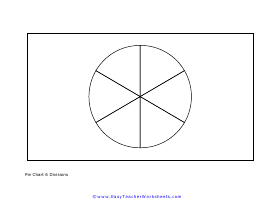 Pie Chart 6 Divisions