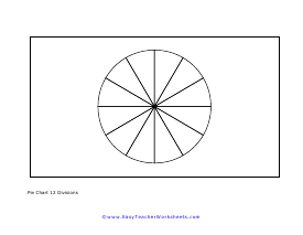 Pie Chart 12 Divisions