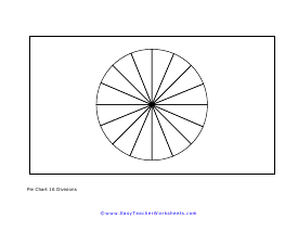 Pie Chart 16 Divisions