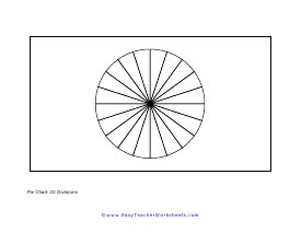 Pie Chart 20 Divisions