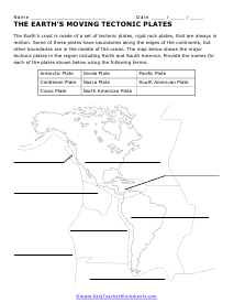 Moving Plates Worksheet