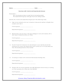 Exercises with Groups Worksheet