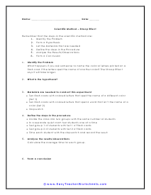 Stroop Effect Worksheet