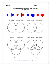 3 Characteristics Worksheet