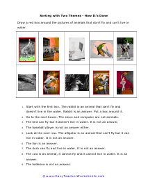 Two Themes Worksheet