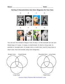 Arrange These Pups Worksheet