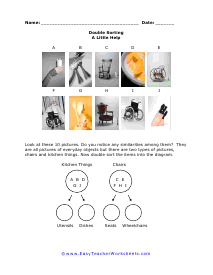 With a Little Help Worksheet