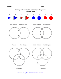 3 Traits Worksheet