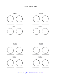 Student Worksheet