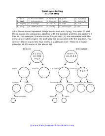 Quadruples Worksheet