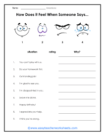 Listening to Others Worksheet