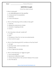 worksheet about natural disasters worksheet about natural disasters