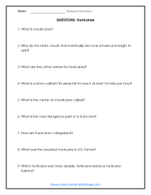 worksheet about natural disasters worksheet about natural disasters