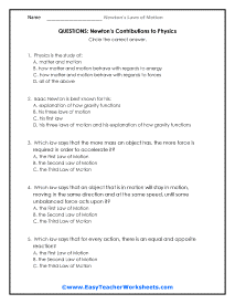 Contributions Question Worksheet