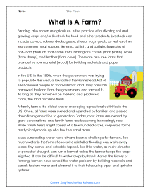 What is a Farm Worksheet