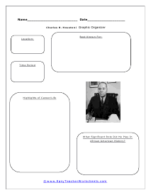 Charles H. Houston Graphic Organizer