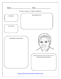 Tubman Graphic Organizer