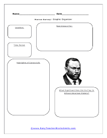 Marcus Garvey Graphic Organizer