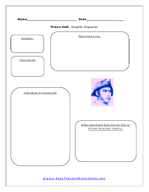 Prince Hall Graphic Organizer