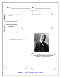 Du Bois Graphic Organizer