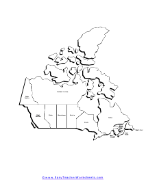 All Canadian Provinces Map