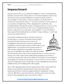 Impeachment Worksheet