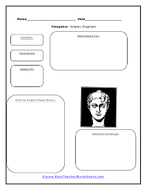 Cleopatra Graphic Organizer