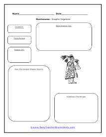 Montezuma Graphic Organizer