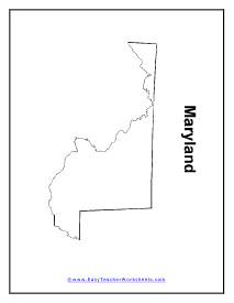 Maryland State Map