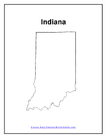 Indiana State Map