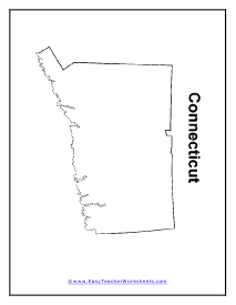 Map of Connecticut