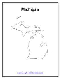 Michigan State Map