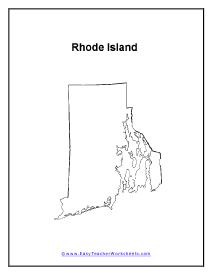 Map of Rhode Island