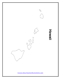 Map of Hawaii