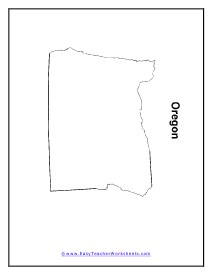 Map of Oregon