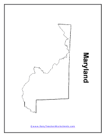 Map of Maryland